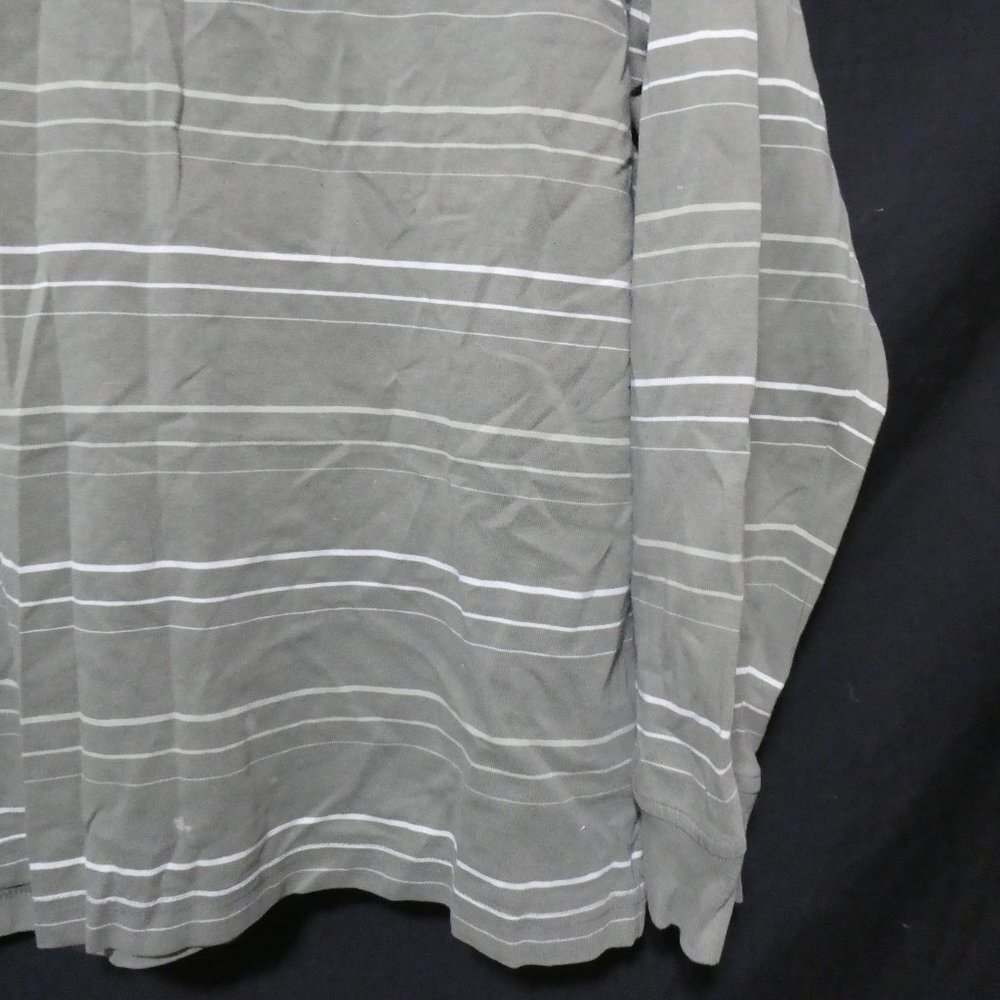 ARNOLD PALMER | large 44 | Striped Long Sleeve Polo Shirt - Picture 15 of 16
